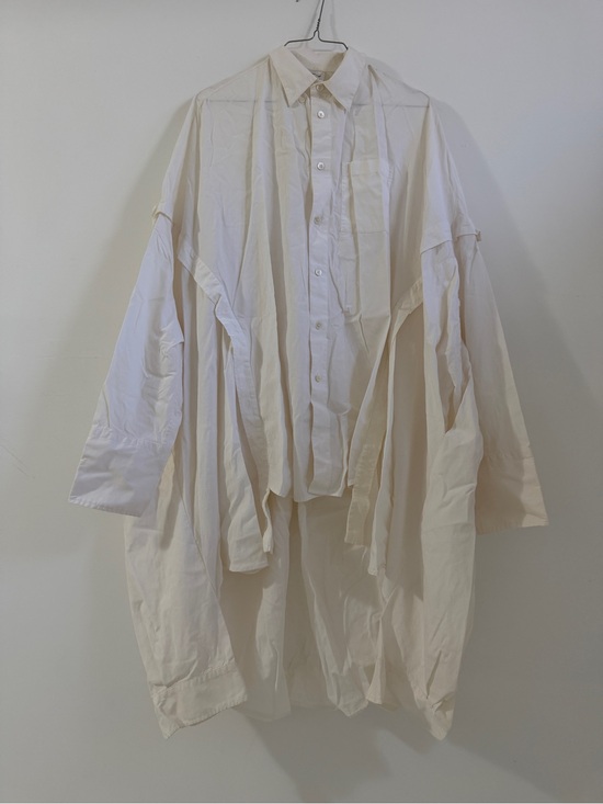 Helmut Lang Dresses & Skirts - Helmut lang double button up shirt dress oversized small crazy piece! Archive